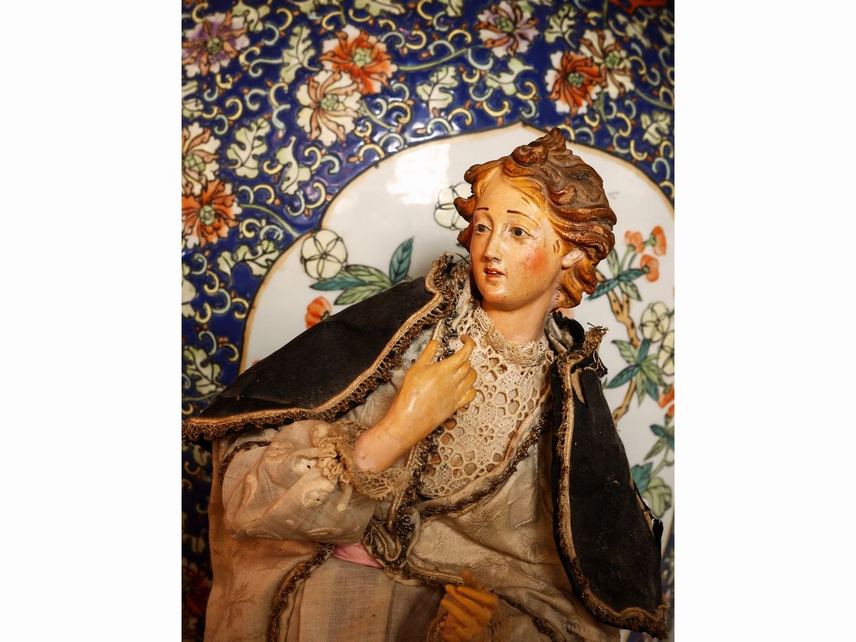 Figura Devozionale in Terracotta