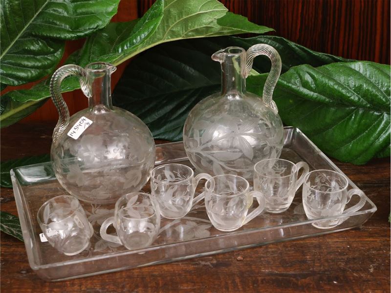 Set da Degustazione per Distillati in Cristallo Molato