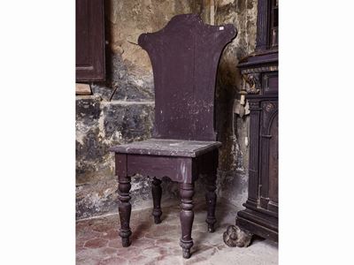 Coppia di Sedie in Legno Tenero
