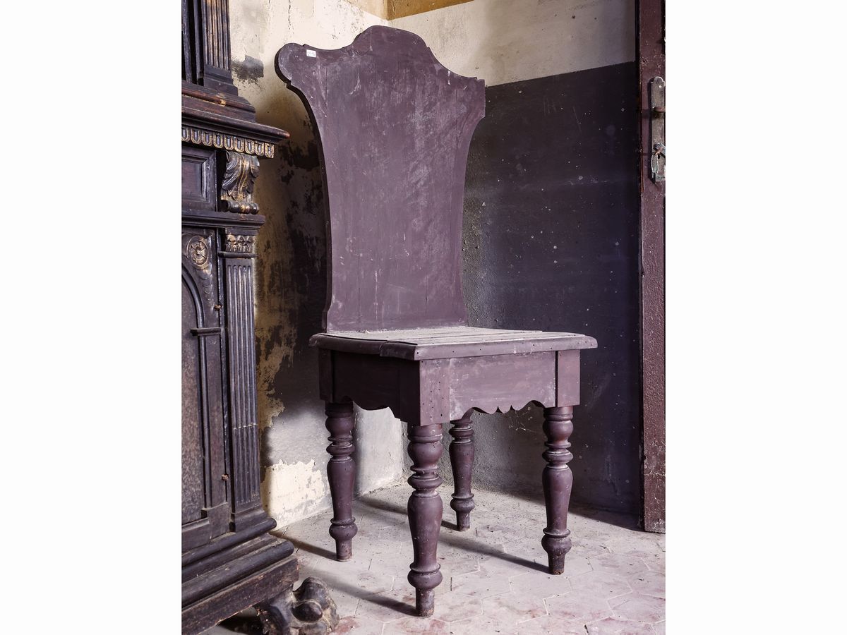 Coppia di Sedie in Legno Tenero