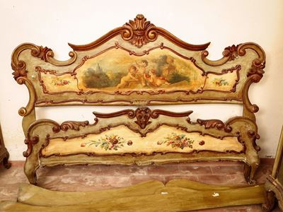 Letto alla Francese in Stile Veneziano