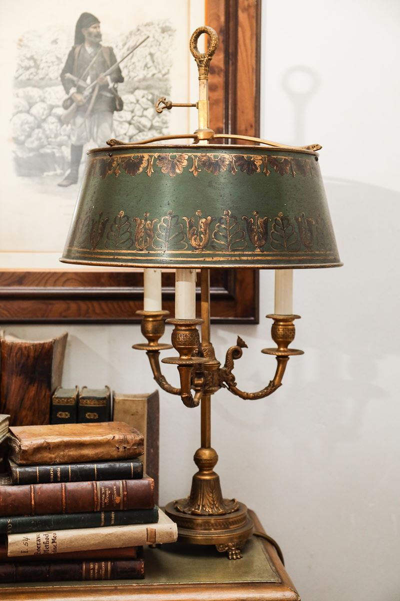 Lume da Tavolo in Ottone