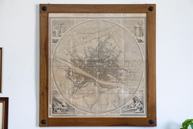 Federigo Fantozzi, Pianta Geometrica di Firenze, 1843