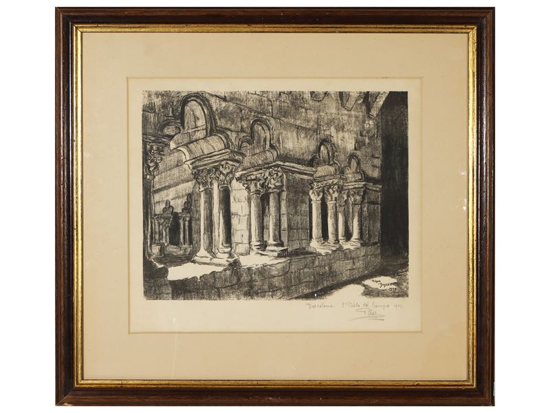 Maria del Pilar Von Bayern - Barcellona S. Pablo del Campo - Scorcio di Strada