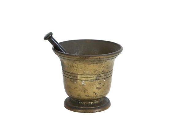 Mortaio in ottone