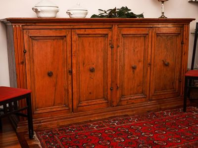 Grande Credenza in Legno Tenero Biondo