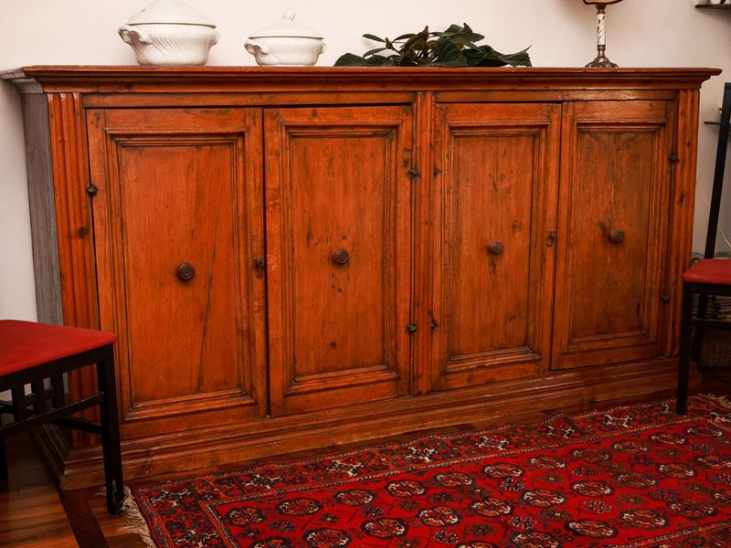 Grande Credenza in Legno Tenero Biondo