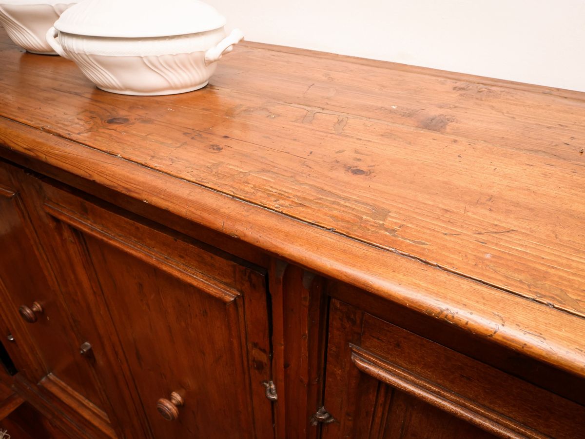 Grande Credenza in Legno Tenero Biondo