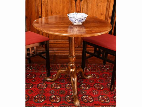 Walnut sail coffee table