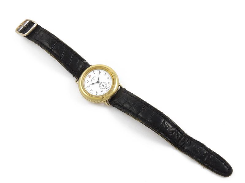 Orologio da Polso per Uomo Eberahrd Patrouille in Argento 925/1000 Placcato Oro Giallo