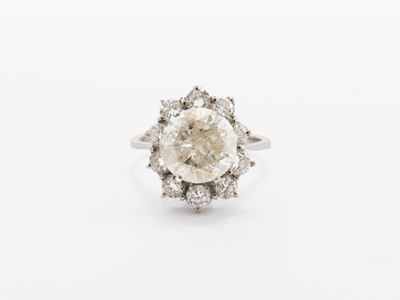 Anello in Oro Bianco con Diamanti