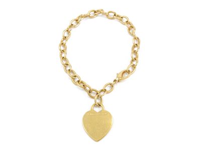 Bracciale in Oro Giallo con Pendente Tiffany & Co in Oro Giallo