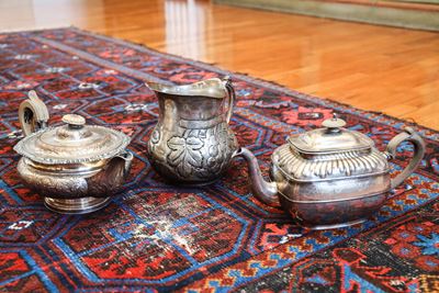 Assortimento di Accessori per la Merenda in Metallo Argentato