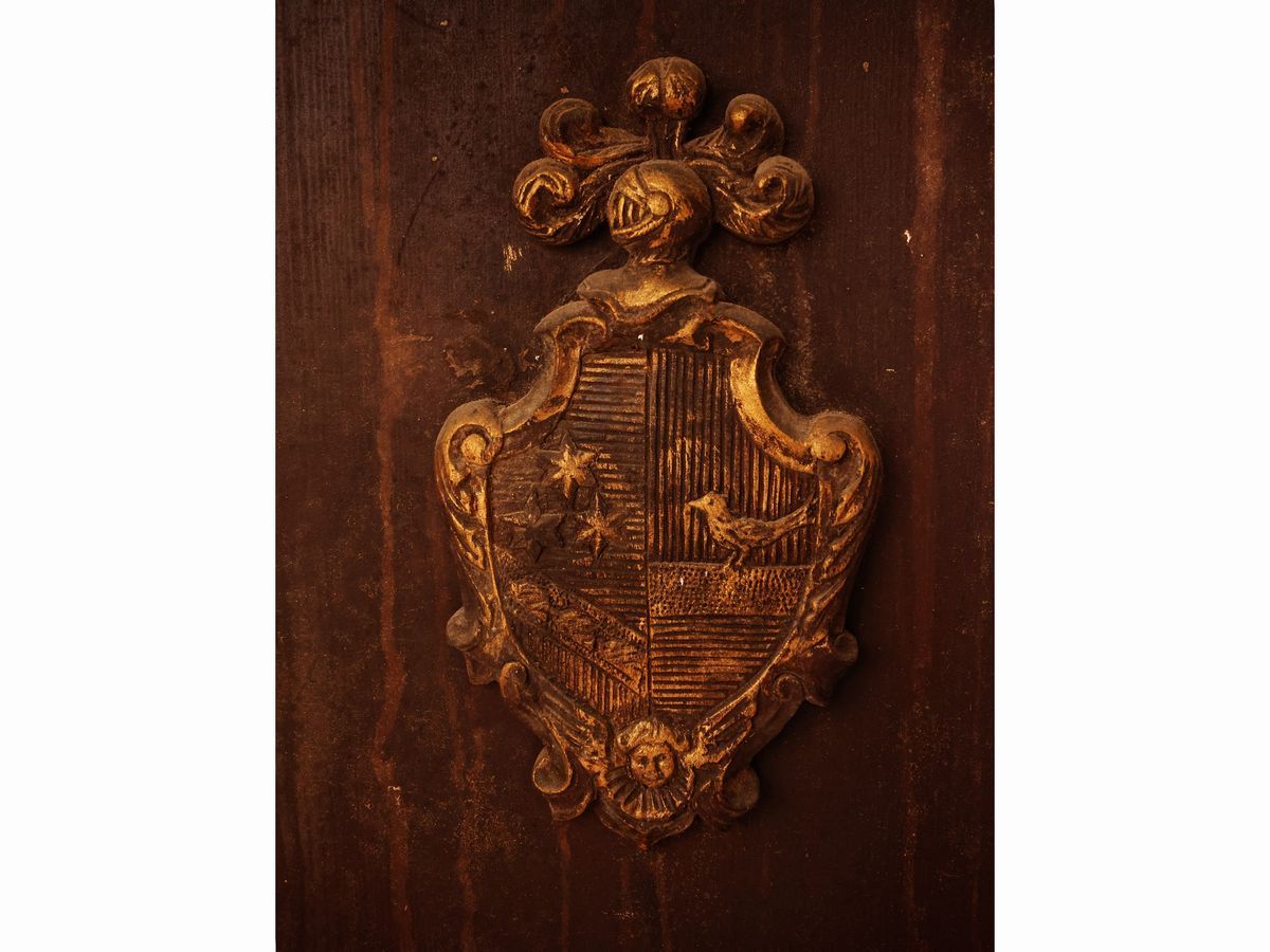 Porta in Legno Tenero Ebanizzato