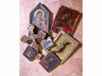 Lotto di Raffigurazioni Religiose