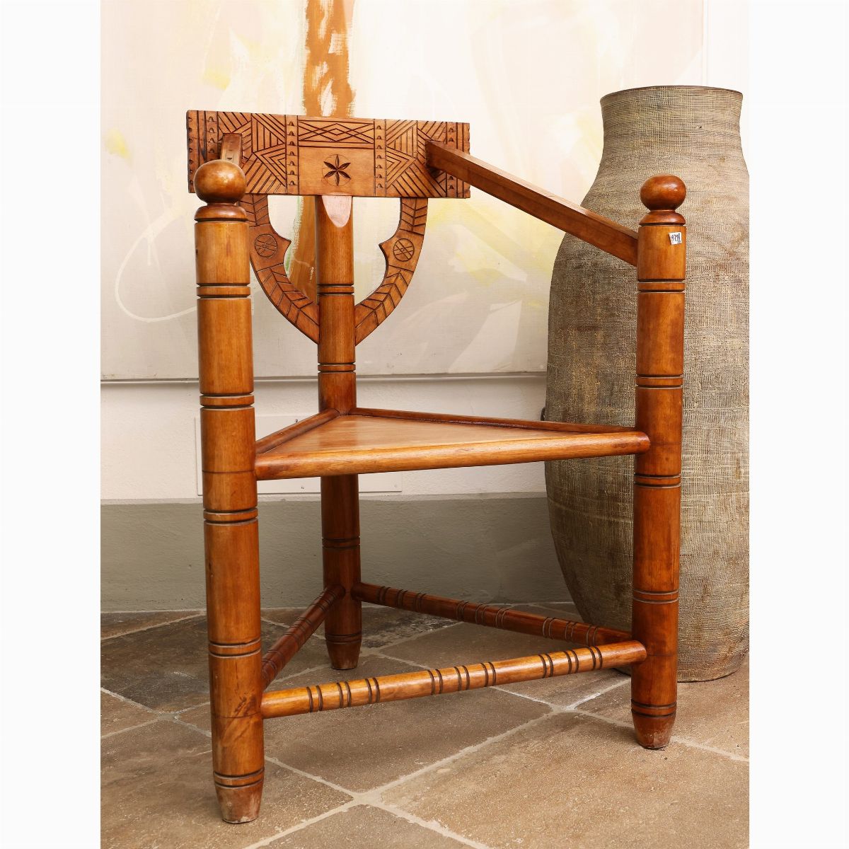 Coppia di Poltroncine in Legno Tenero