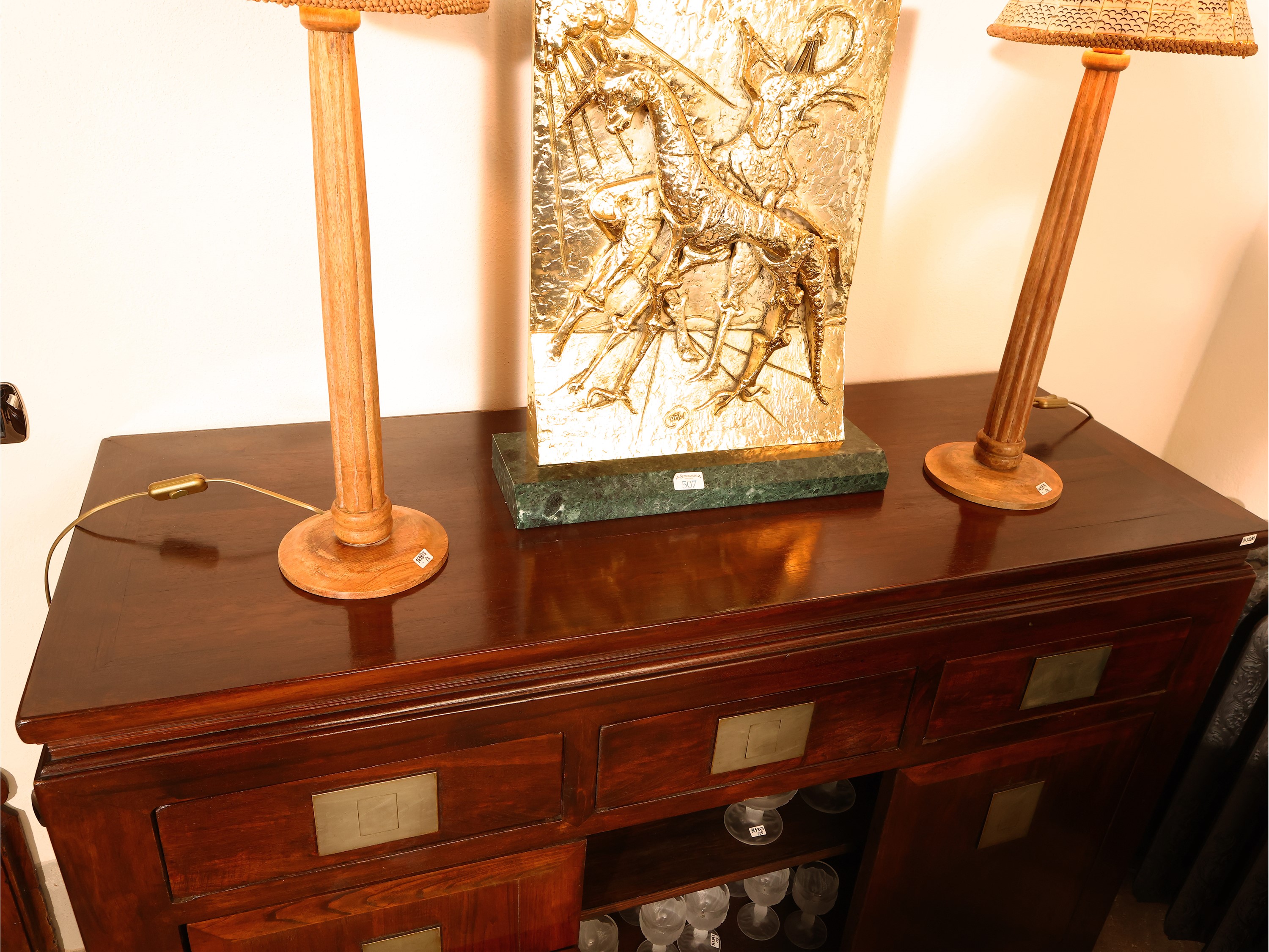 Credenza Orientale in Mogano