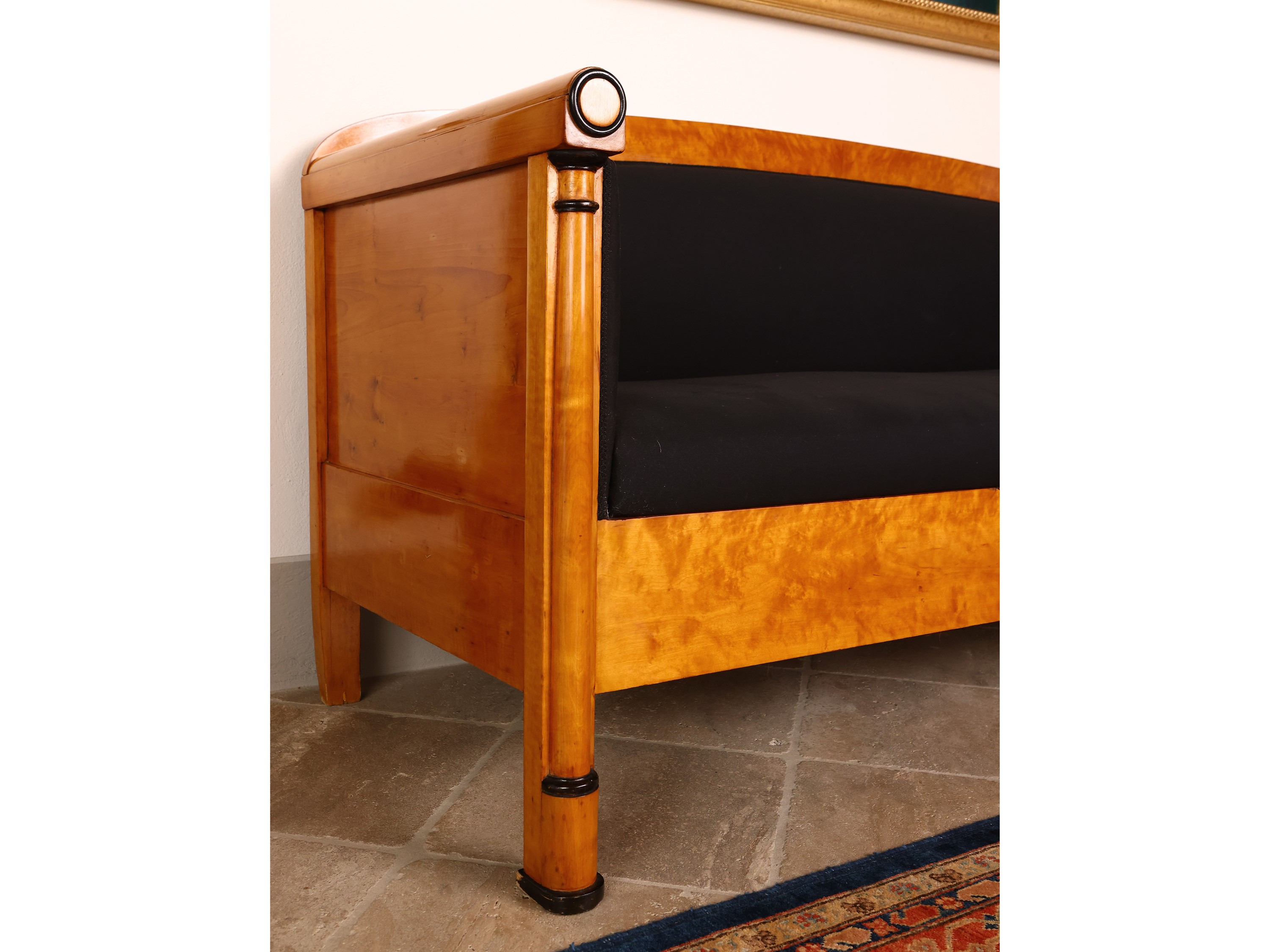 Divano Biedermeier in Acero