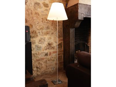 Piantana Costanza in Alluminio e Policarbonato, Luceplan
