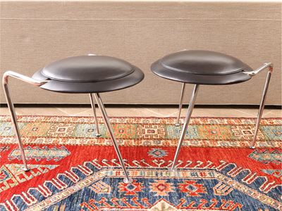 Coppia di Sgabelli Disco, Massimo Iosa Ghini per Moroso 1987