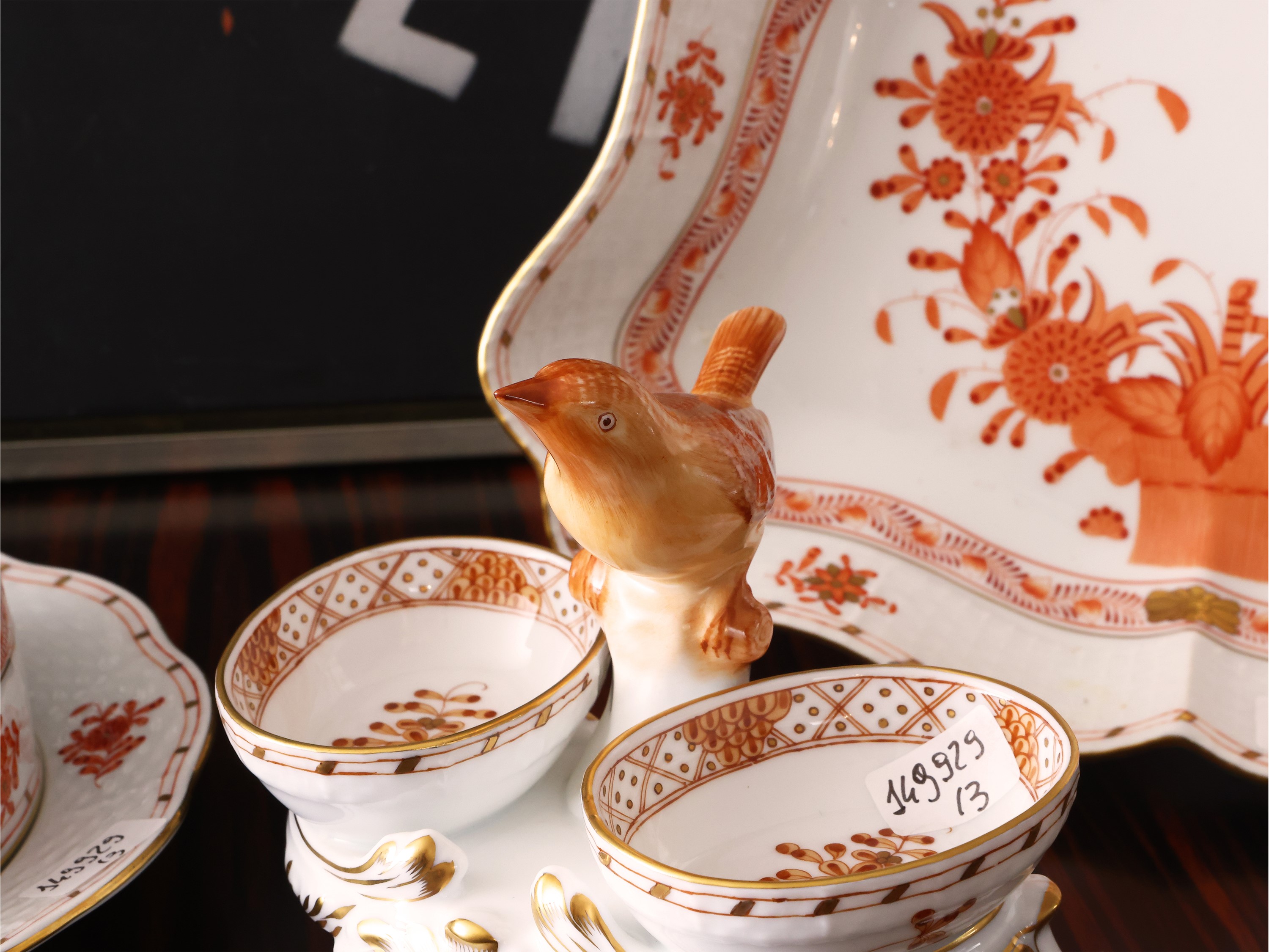 Set da Tavola in Porcellana, Indian Basket, Herend