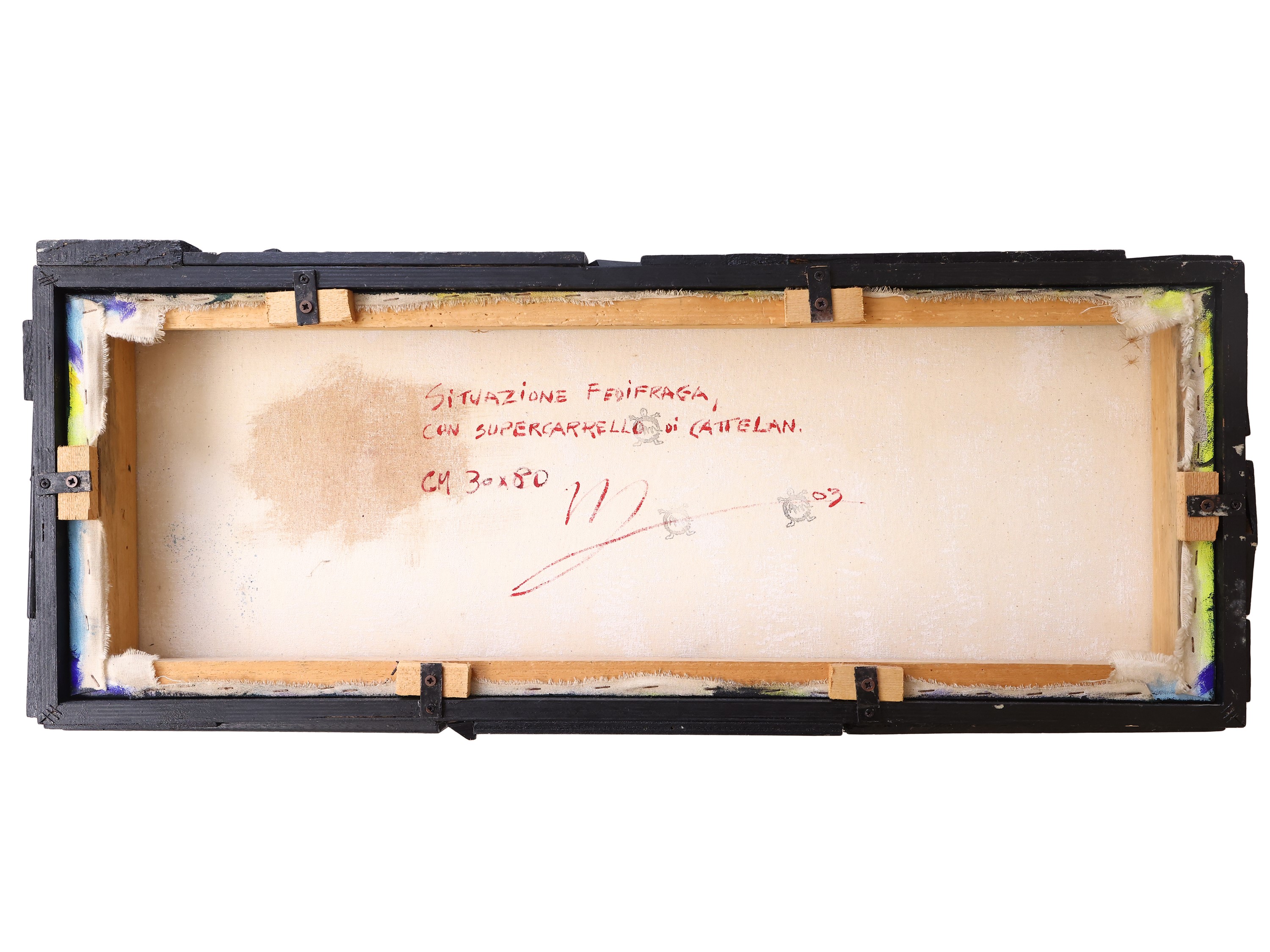 Antonio Murgia - Situazione Fedifraga, con Supercarrello di Cattelan