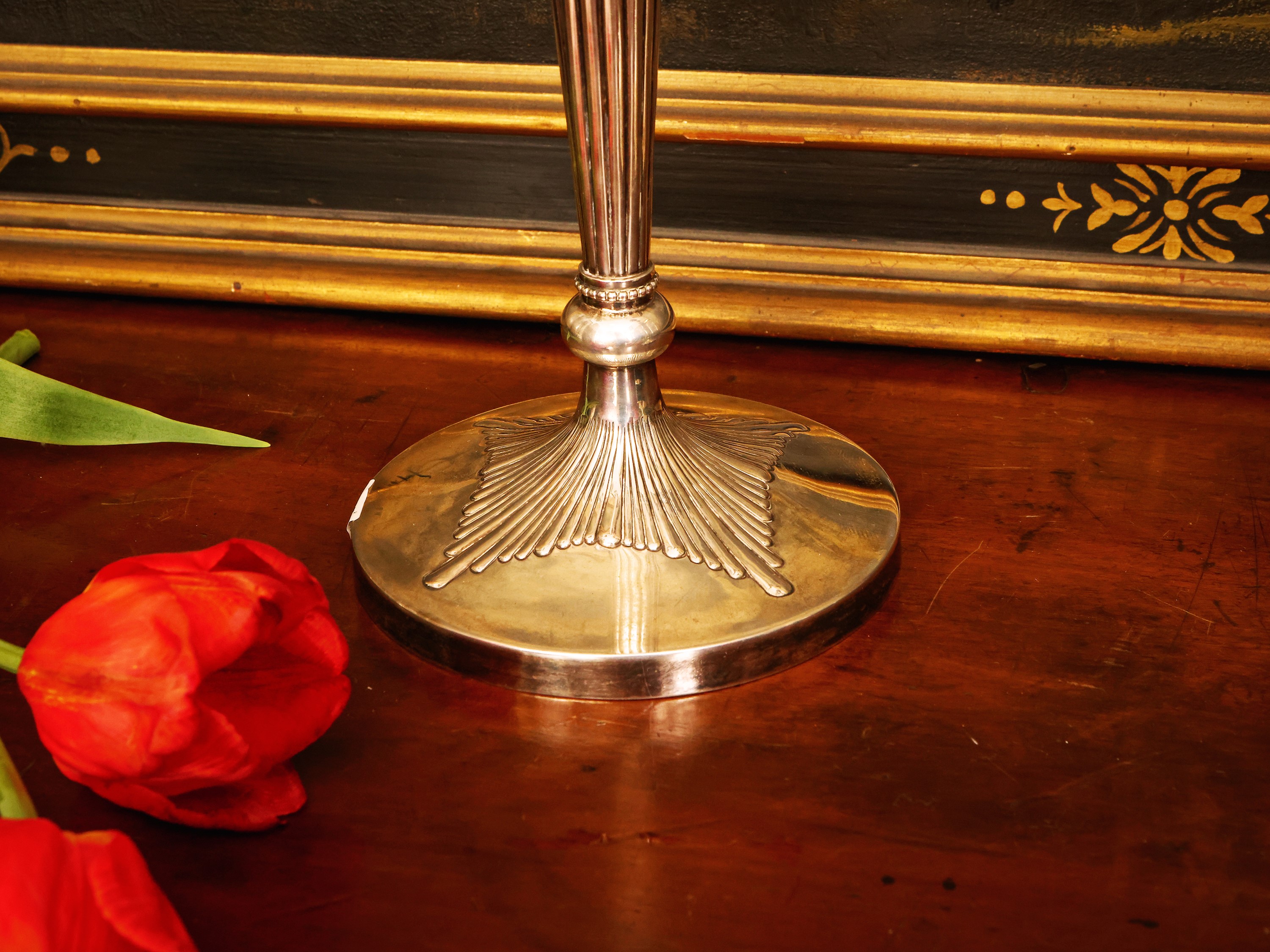 Coppia di Candelabri in Argento, Pampaloni