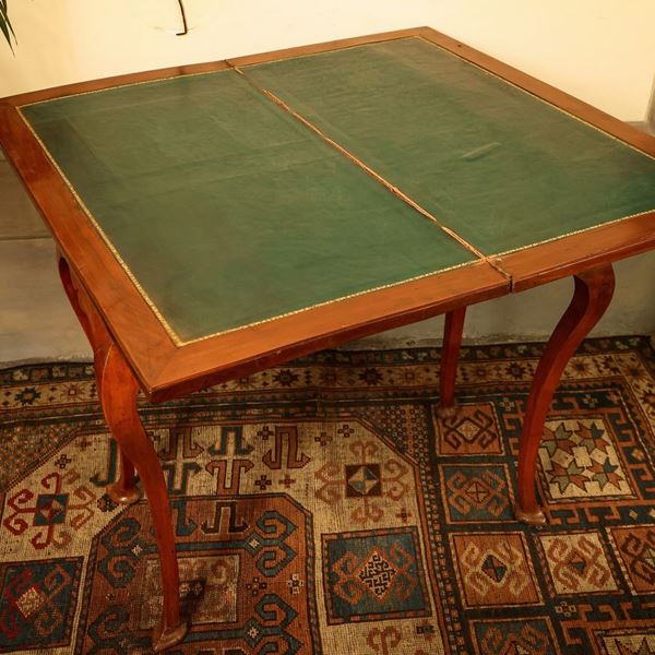 Walnut game table