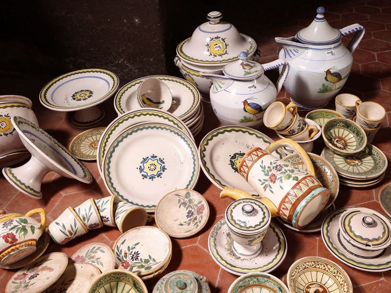 Miscellanea di Accessori per la Cucina in Terracotta Smaltata