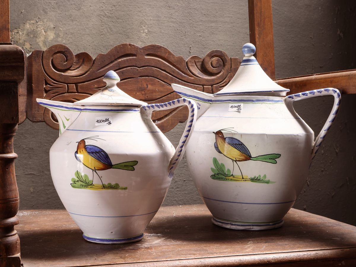 Miscellanea di Accessori per la Cucina in Terracotta Smaltata