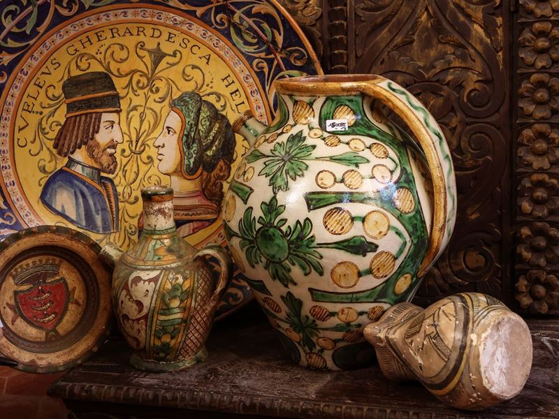 Piatto da Parata in Terracotta Smaltata