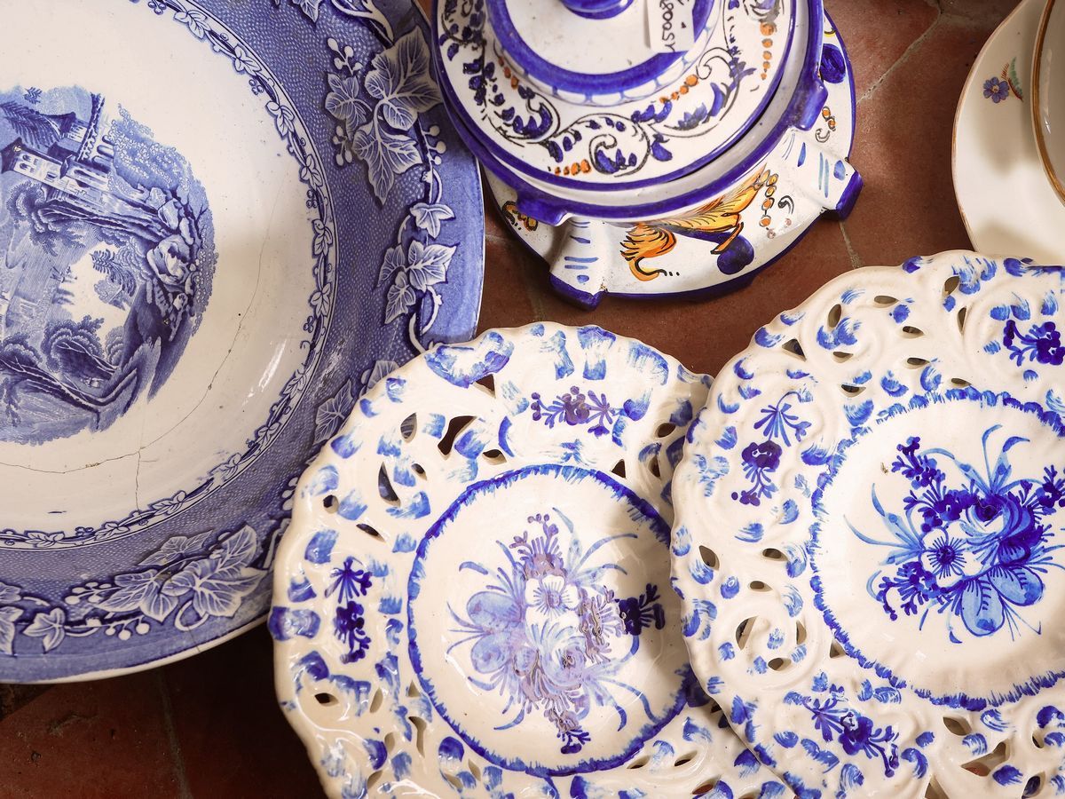 Miscellanea di Accessori da Cucina in Porcellana e Terraglia
