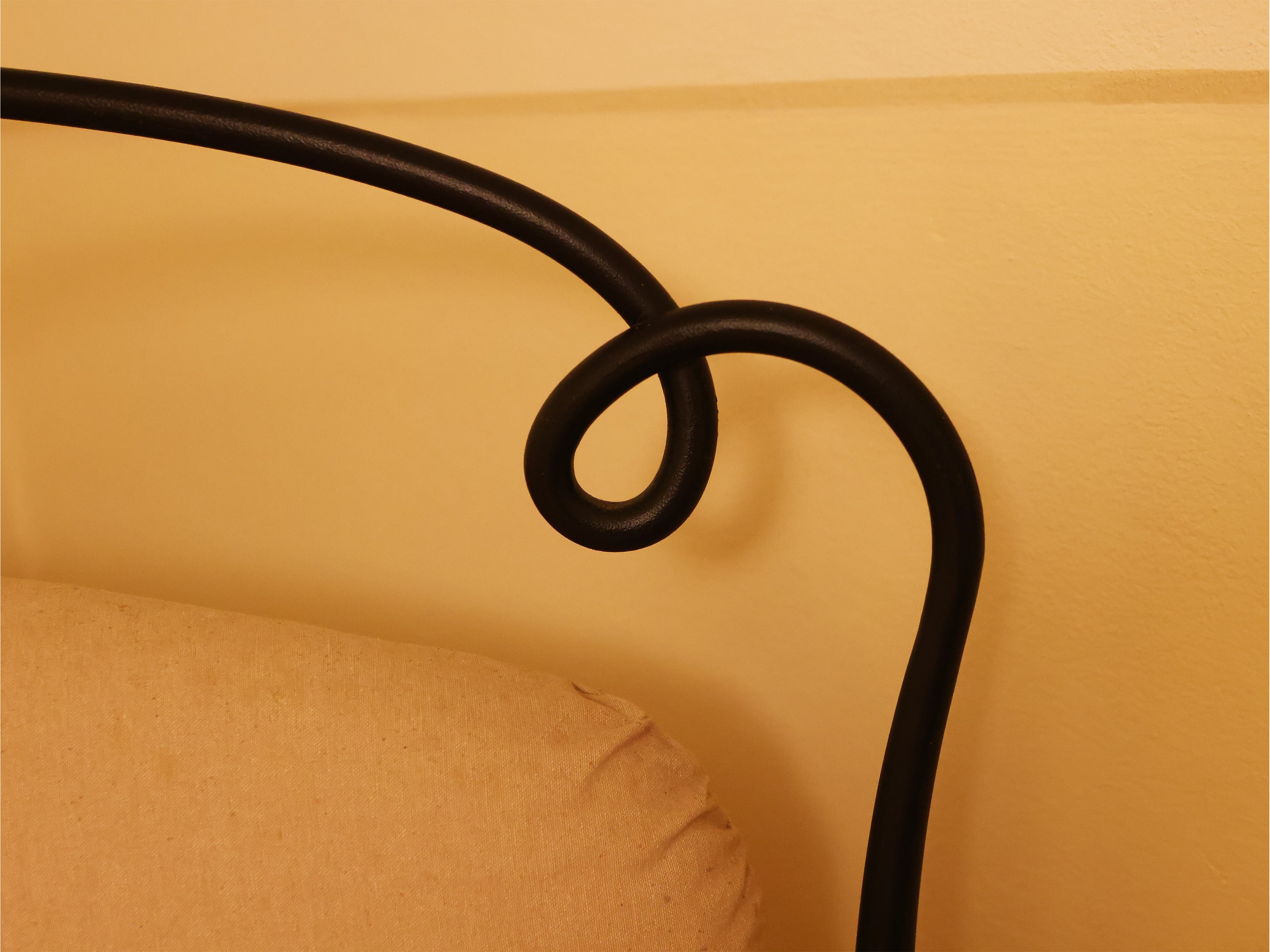 Letto Singolo in Metallo Patinato