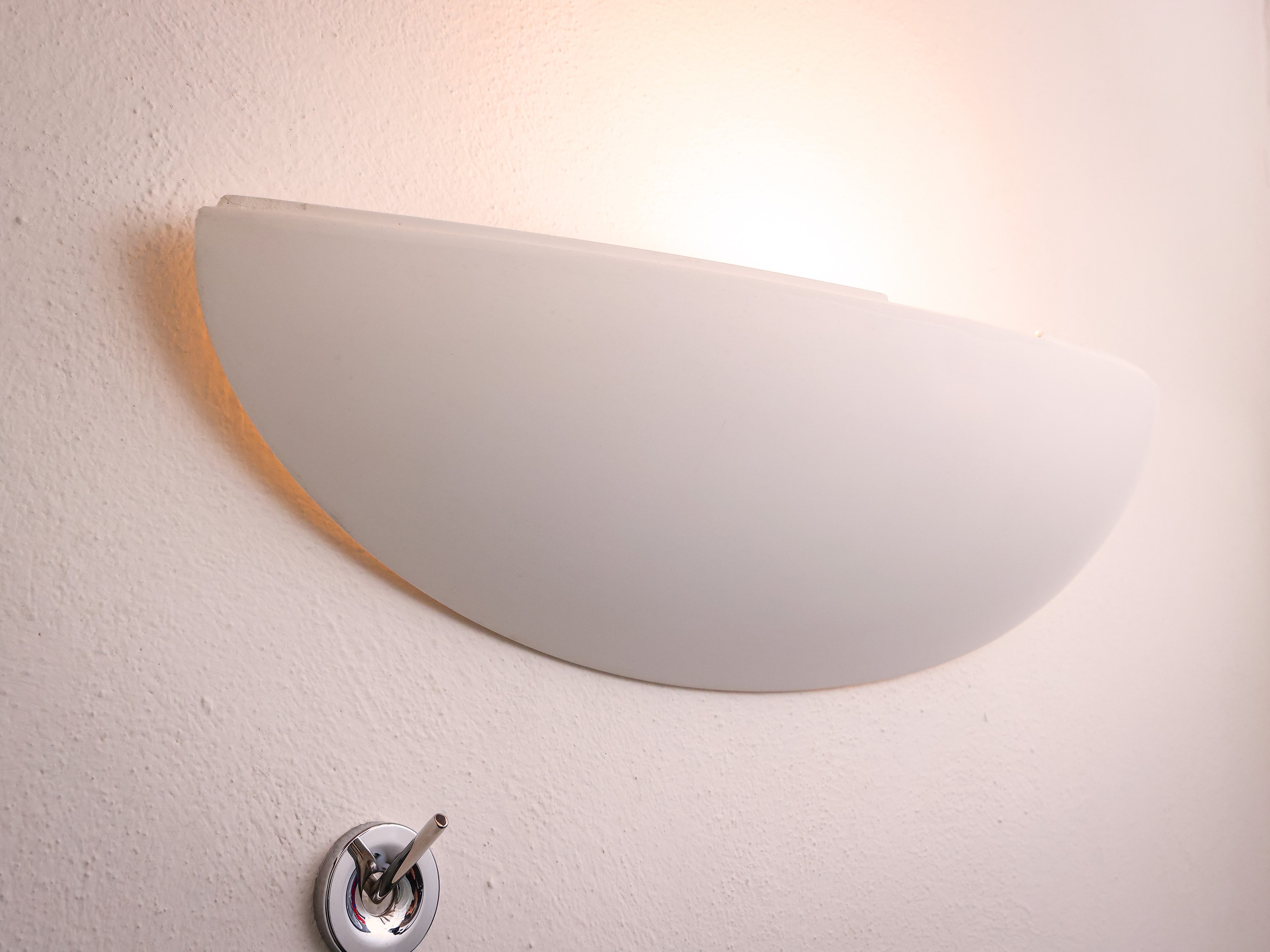 Applique in Vetro Soffiato Blu, Giuseppe Righetto per Artemide