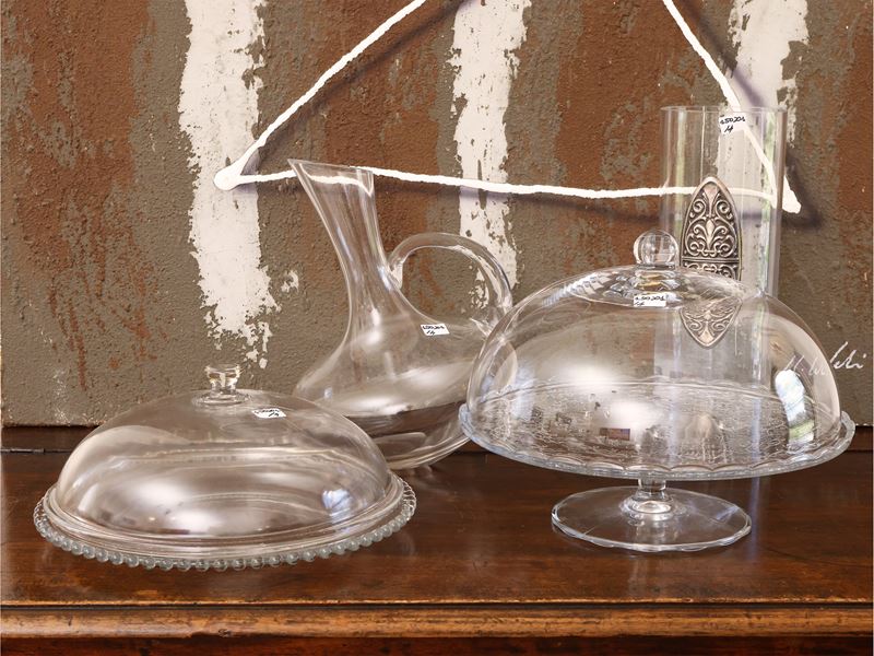 Assortimento di Accessori in Vetro per la Tavola