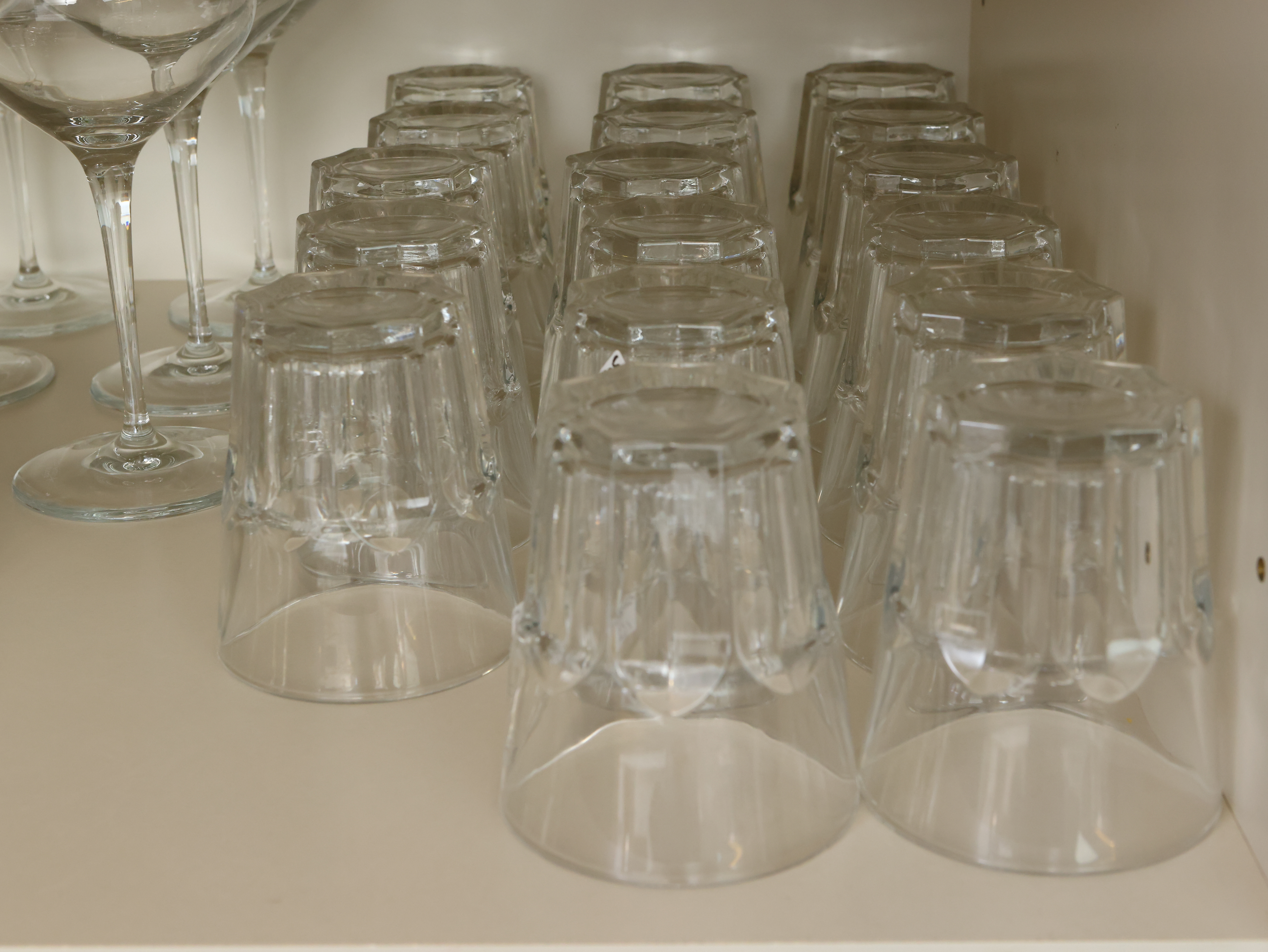 Set di Bicchieri da Osteria in Vetro Spesso
