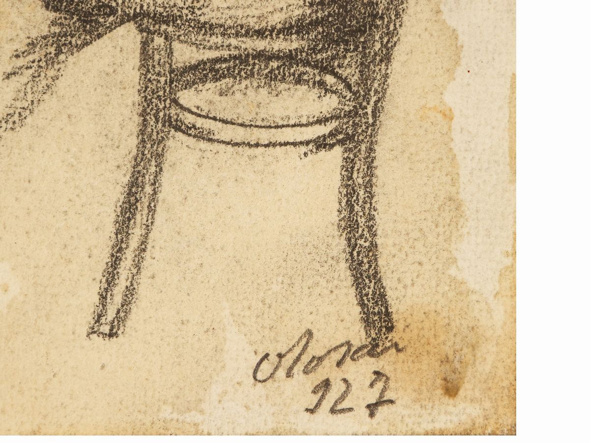 Ottone Rosai - Omino al Caffè 1927