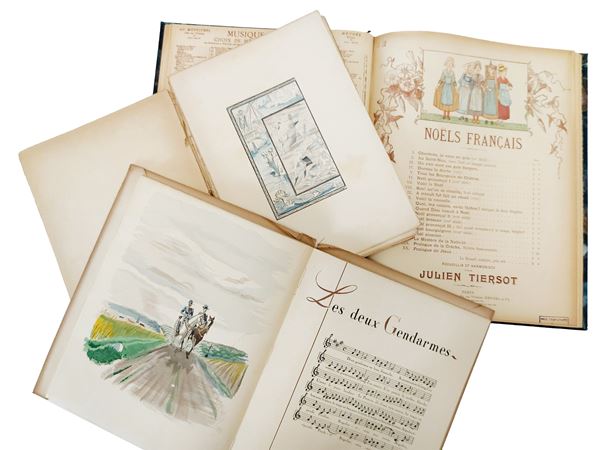 Illustrated books of French music