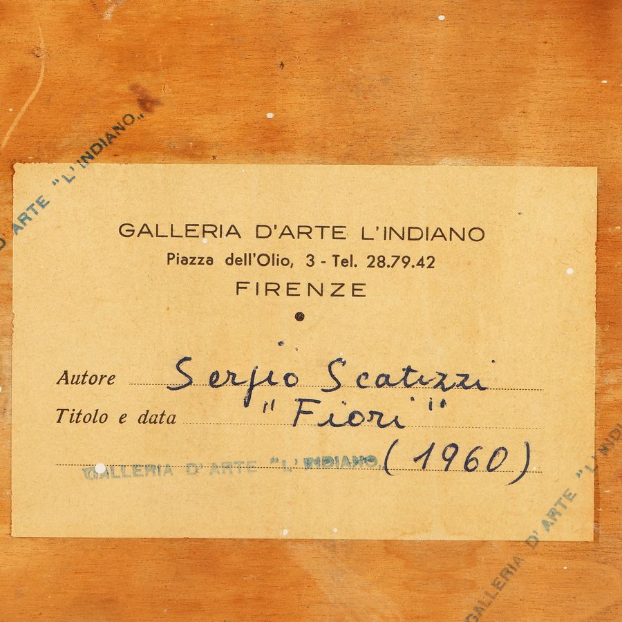 Sergio Scatizzi - Vaso di Fiori 1960