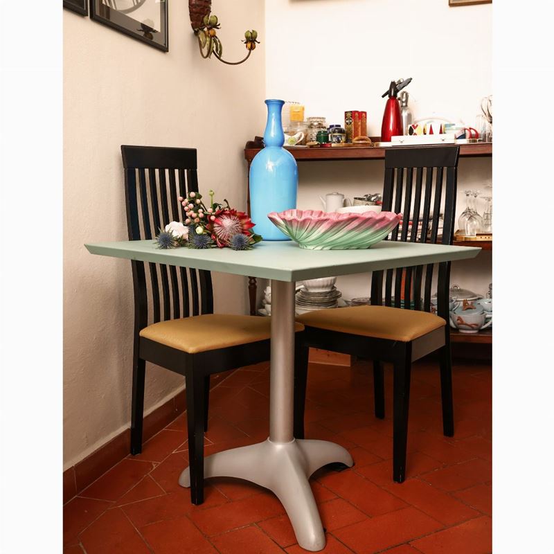 Tavolo Quadrato Mirto in Laminato Plastico, Miki Astori
