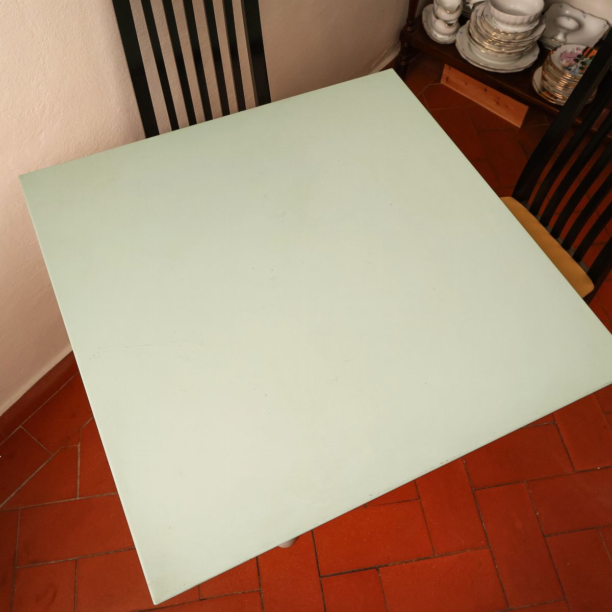 Tavolo Quadrato Mirto in Laminato Plastico, Miki Astori