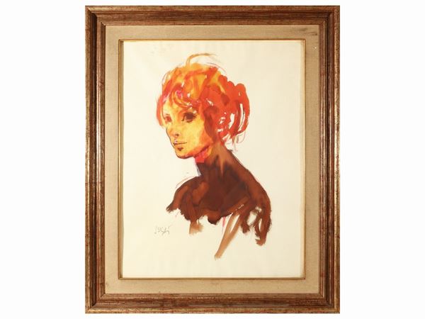 Alberto Sughi - Ritratto femminile