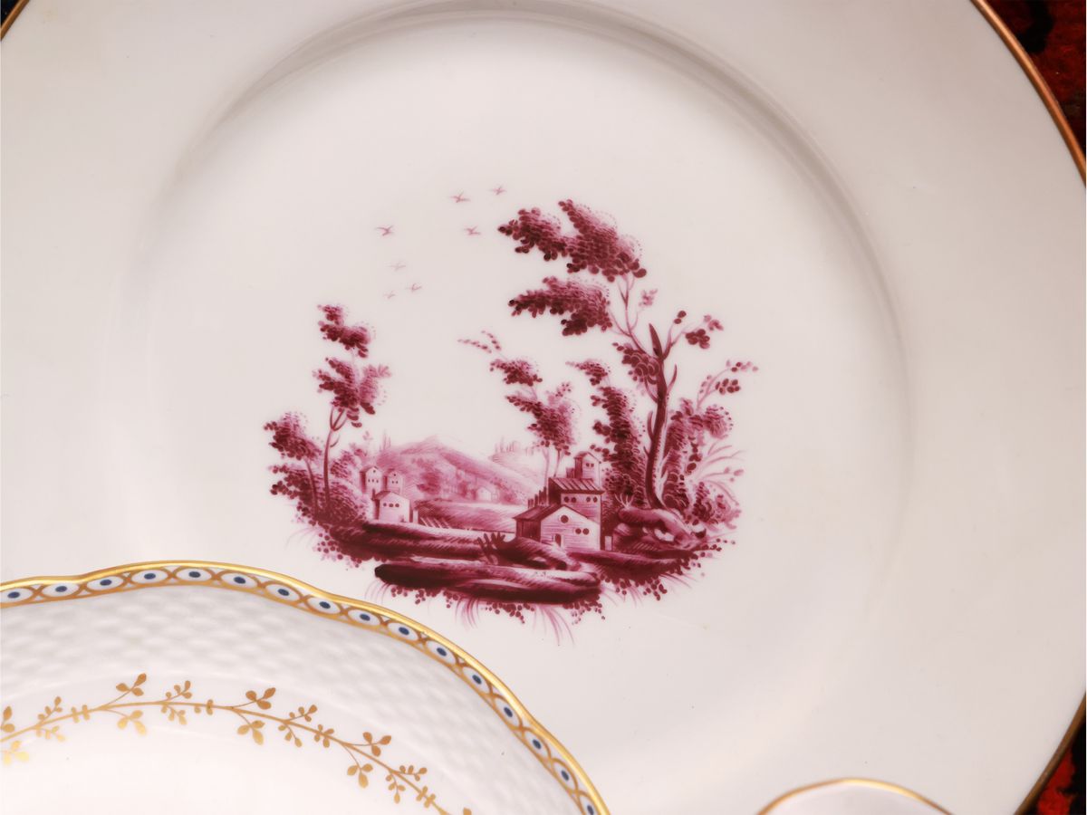 Assortimento di Oggetti in Porcellana, Serie Fiesole, Richard Ginori