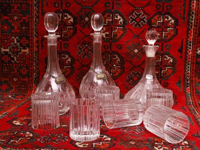 Set da Degustazione in Cristallo Molato
