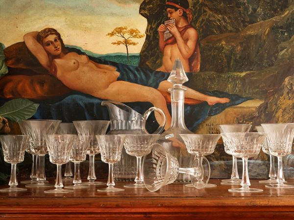 Assortment of vintage crystal accessories
