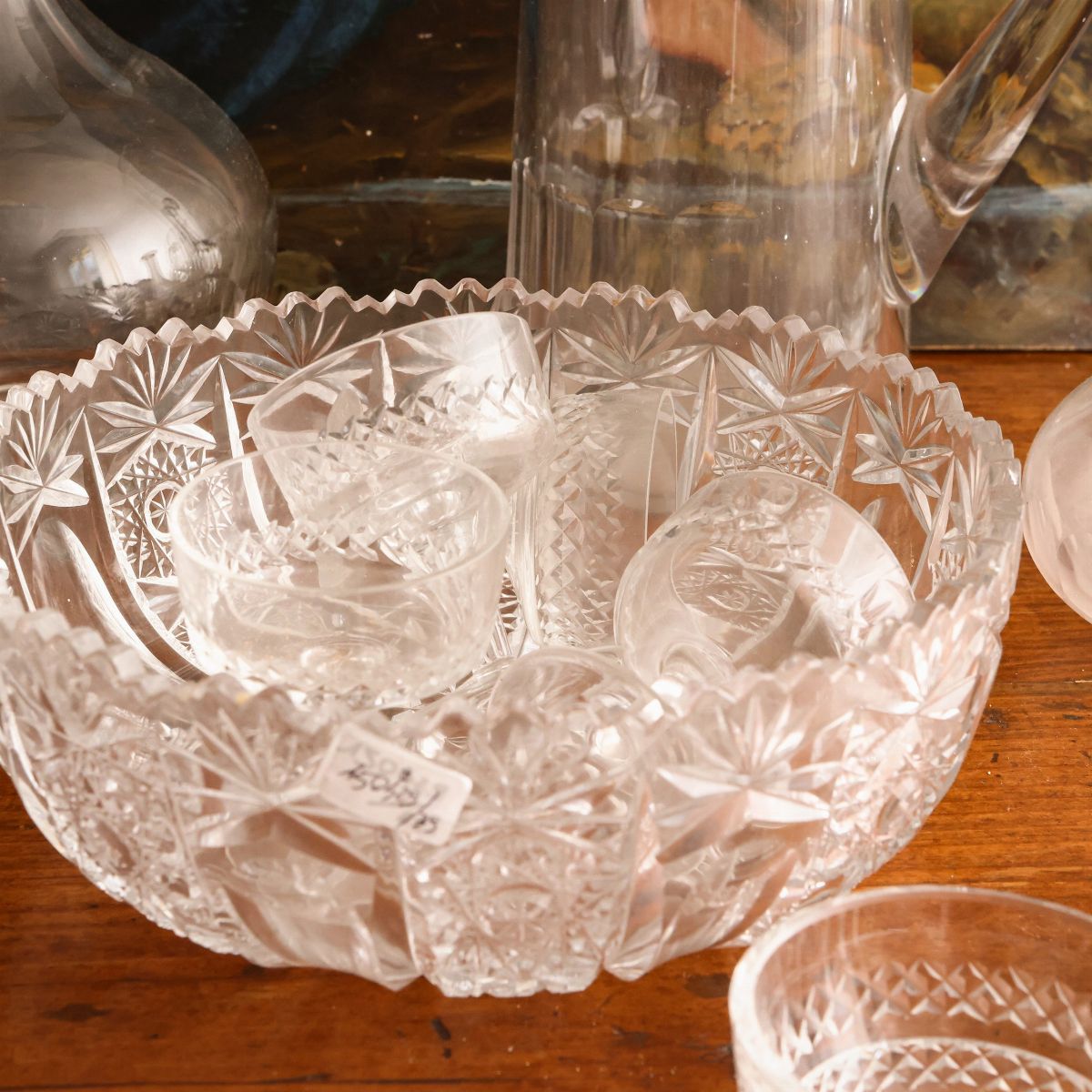 Assortimento di Accessori in Cristallo D'epoca