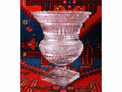 Grande Vaso Mediceo in Cristallo Molato