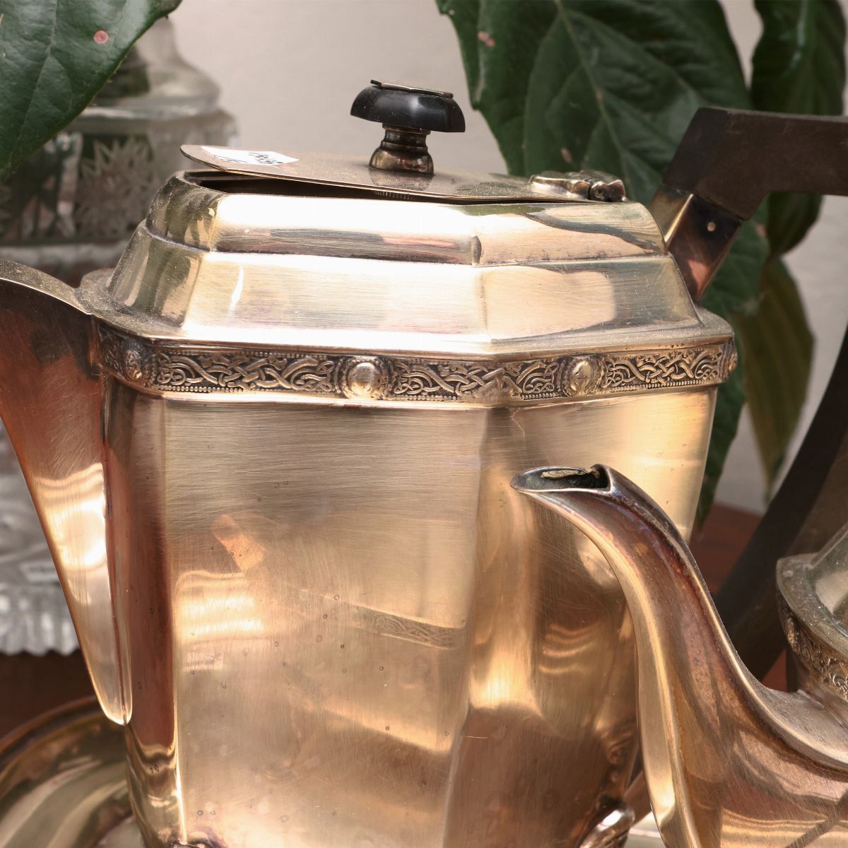 Servizio da Tè e Caffè in Metallo Argentato