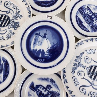 Lotto di Piatti da Collezione in Porcellana, Richard Ginori e Meissen
