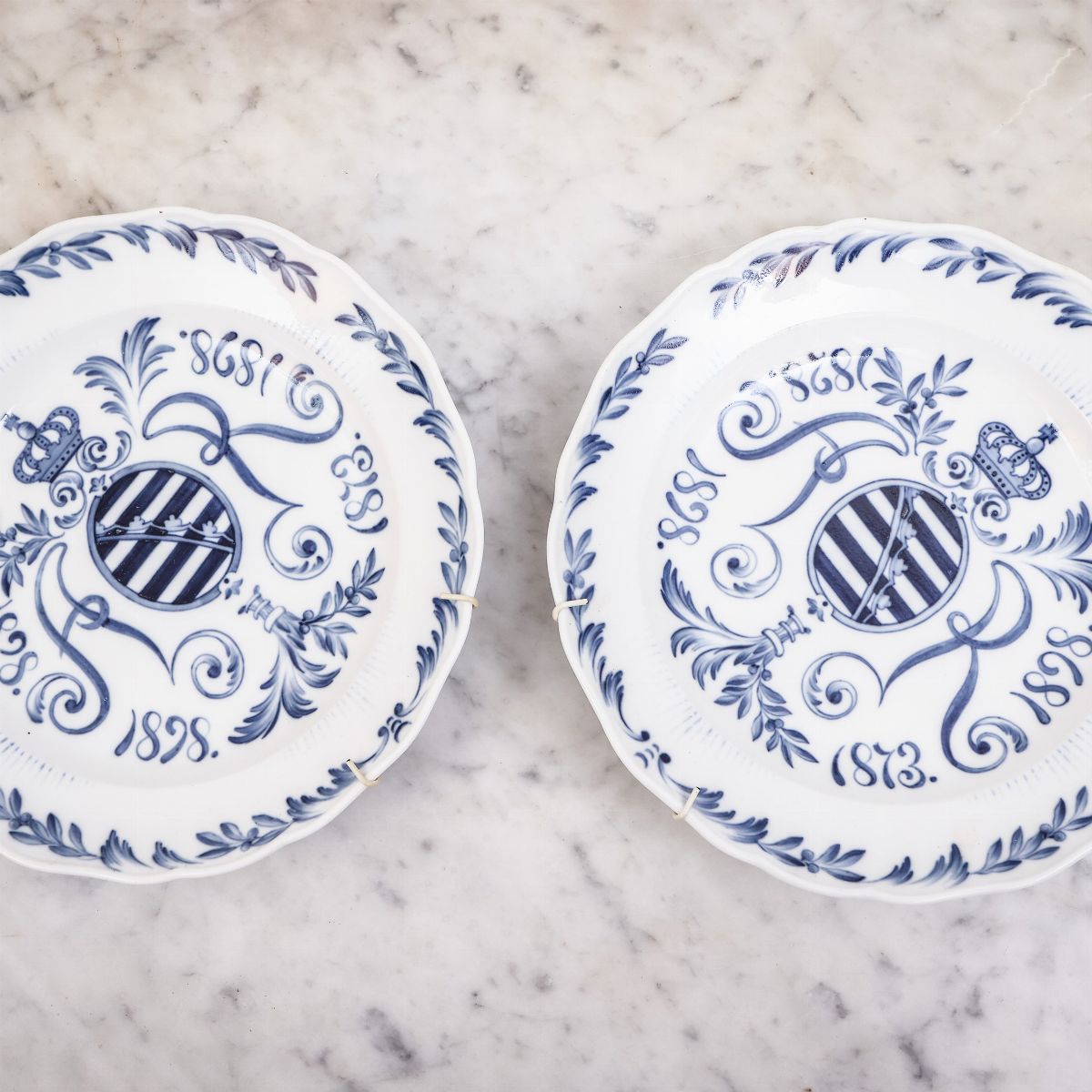 Lotto di Piatti da Collezione in Porcellana, Richard Ginori e Meissen